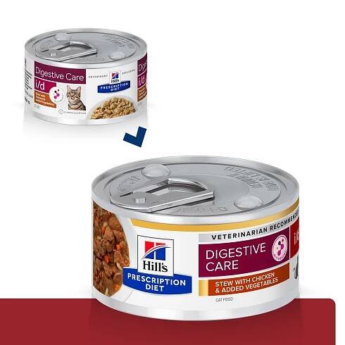 Hill's Fel. PD I/D konz. Chicken stew 82g NEW