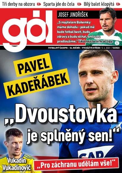 Časopis Gól nabízí 13. číslo roku 2023