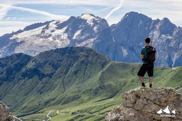 Věže Dolomit a štíty Východních Alp z třítisícového Piz Boè | Horama