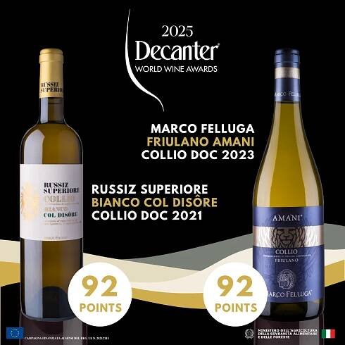 Decanter World Wine Awards 2025 - Marco Felluga e Russiz Superiore
