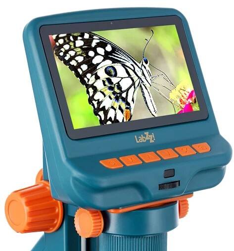 Levenhuk LabZZ DM200 LCD-dětský digitální mikroskop+Průvodce preparováním