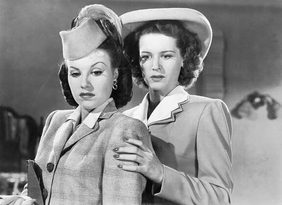 Sheila Ryan And Mary Howard In A Scene From The 1942 Film 'Who Is Hope Schuyler?'