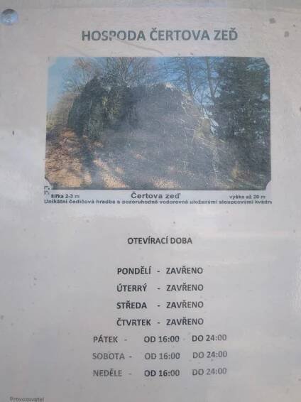 Hospoda Čertova Zeď foto 2
