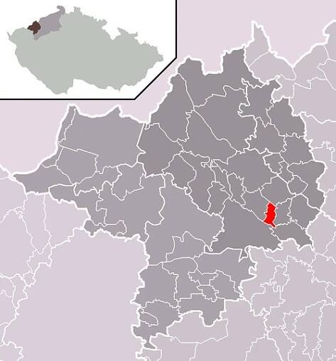 Všehrdy na mapě