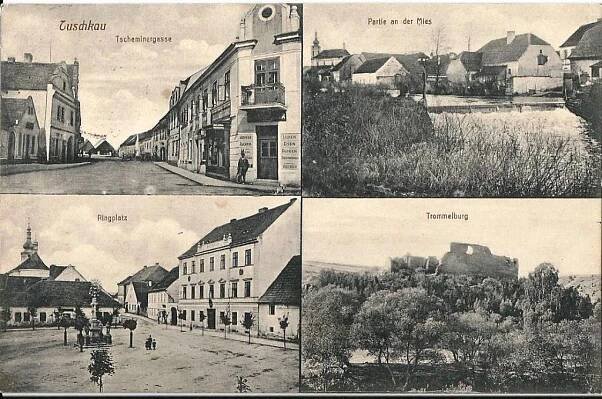 Historické pohlednice P. Komanec - Oficiální stránky Město Touškov