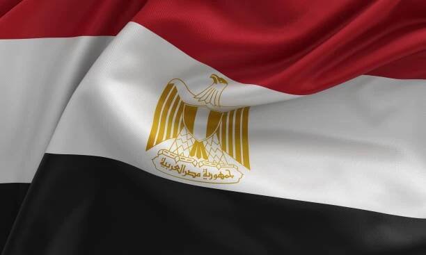 egyptská vlajka - egyptská vlajka - stock snímky, obrázky a fotky