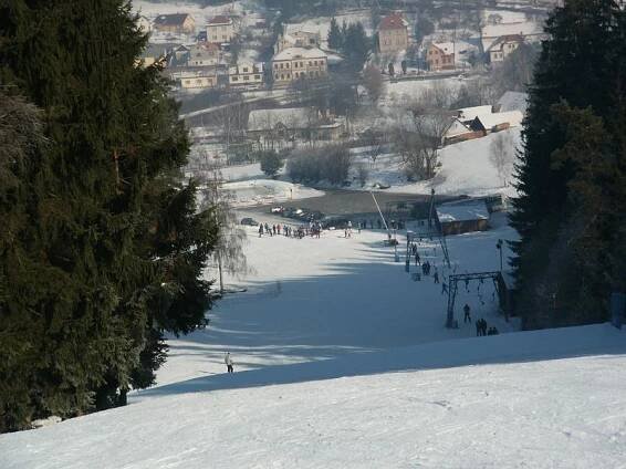 Luka nad Jihlavou - sjezdovky a sníh