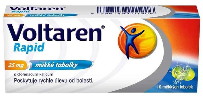 Voltaren Rapid 25mg 10 kapslí