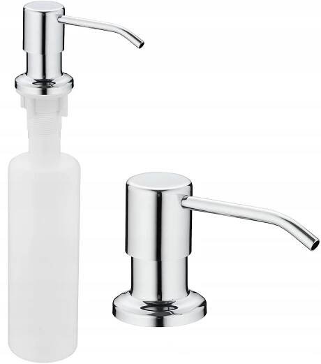 Kulatý dávkovač 320 ml k zabudování do dřezu - chromový, 6601320-00