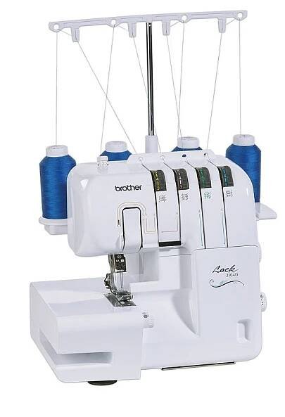 Overlock vypadá úplně jinak než běžný šicí stroj