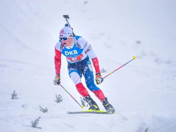 Sprint v Obertilliachu. Tomáš Mikyska si dal k narozeninám 10. místo v IBU Cupu