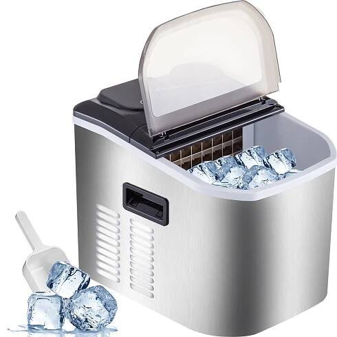 Vevor výrobník ľadu LCD 18kg/24hod – Obrázok 8