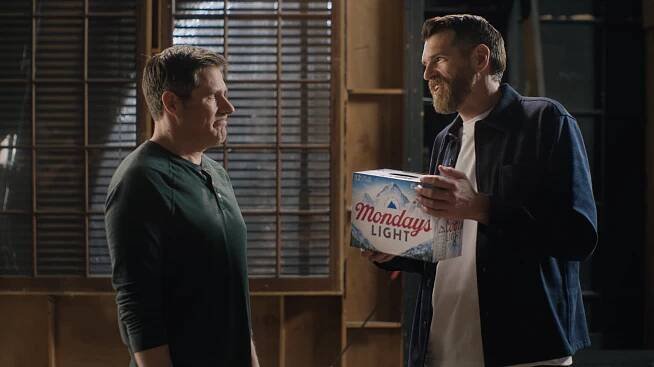 Timothy Simons in Coors Light Super Bowl Commercial