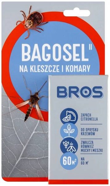 BROS BAGOSEL NA POSTŘIK NA KLÍŠŤATA A KOMÁRY MUCHNIČKY MOUCHY 30 ml