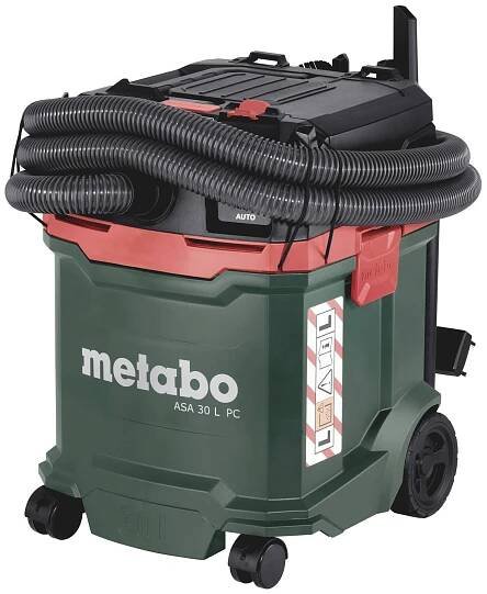 Metabo ASA 30 L PC 602086000 mokrý/suchý vysavač Jednodílná sada 1200 W 30 l prachová třída L certifikováno , antistatic