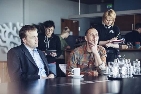 Důl - Z natáčení - Jani Volanen, Aleksi Salmenperä