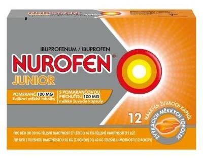 Nurofen Junior pomeranč cps.mdm. 12x100mg
