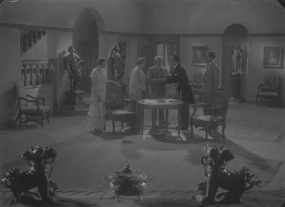 Ingert Bjuggren, Emma Meissner, Knut Lambert, Fridolf Rhudin, Håkan Westergren - Falska miljonären - Z filmu