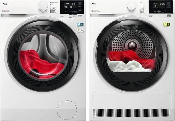 Set pračka a sušička AEG LFR71844BC + TR8184C