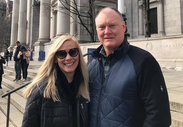 Leanne Morgan with husband Chuck Morgan