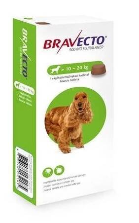 Bravecto Dog M 500 mg - žuvacie tablety