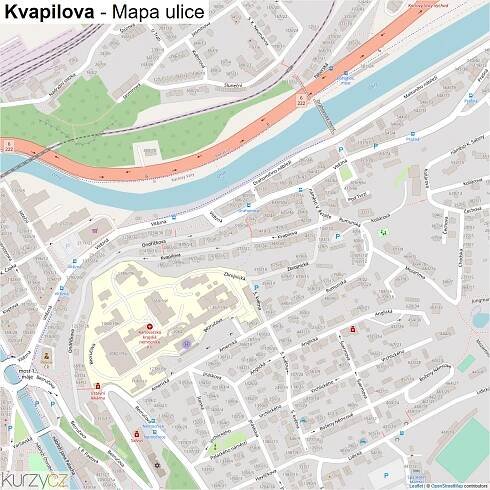 Kvapilova - mapy | Kurzy.cz