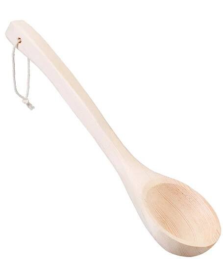 Naběračka do sauny - dřevěná 40 cm - Sauny a bazény