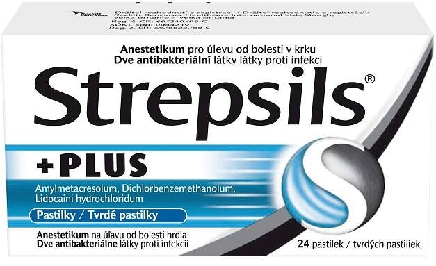 Strepsils Plus 24 pastilek