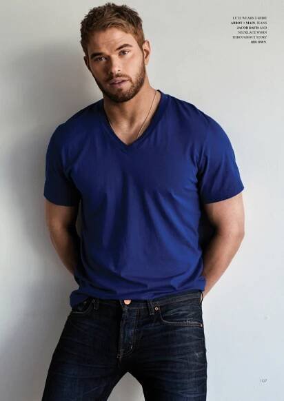 Kellan Lutz for Fashionisto, Talks The Expendables 3