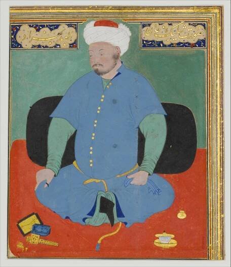 Portrait of Muhammad Khan Shaibani, the Uzbek (d.1510) - The Metropolitan Museum of Art