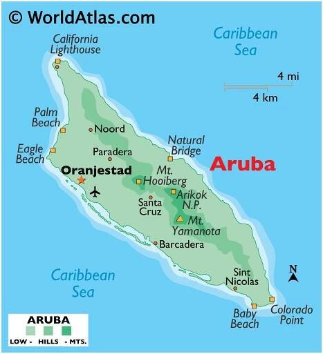 Aruba Maps & Facts