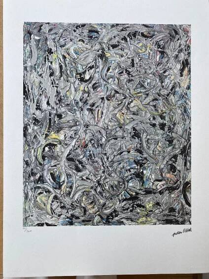 JACKSON POLLOCK!,číslováno,signace!!!TOP