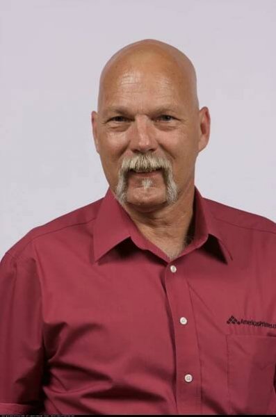 Bald Man with a Red Shirt
