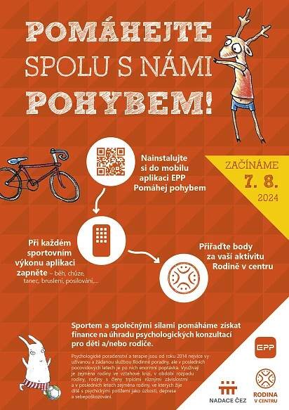Pomáhejte pohybem a podpořte Rodinnou poradnu v Novém Boru: Nový Bor