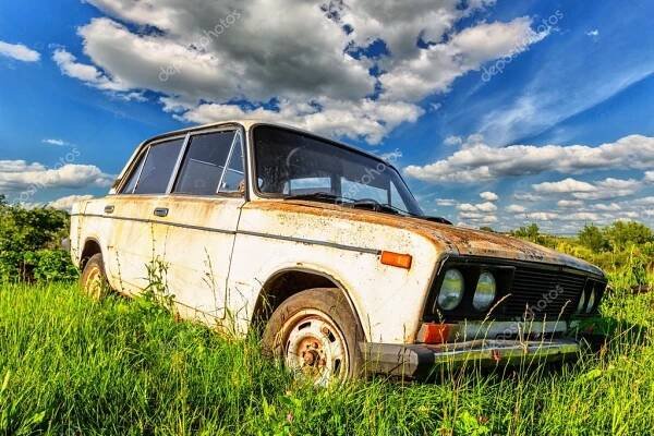 Staré sovětské auto