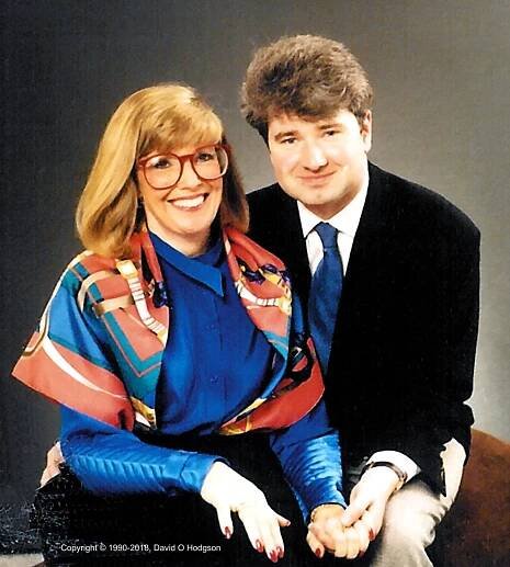 Mary & David in Scarborough, 1990