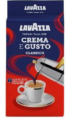Lavazza Crema e Gusto mletá 250g vakuum