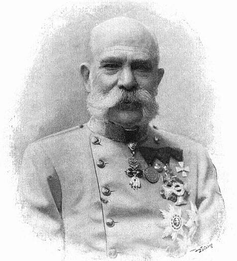 Historický snímek 'J. V. císař František Josef I., král český.' - Bejvávalo.cz