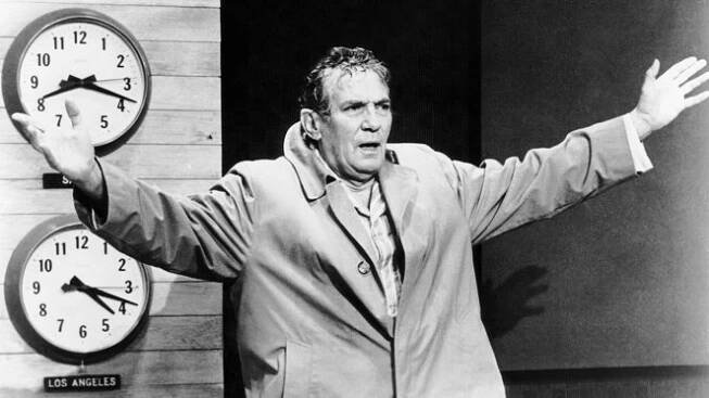 Televizní společnost - Z filmu - Peter Finch