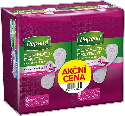 Depend Ultra Mini Duopack 2 x 22 ks
