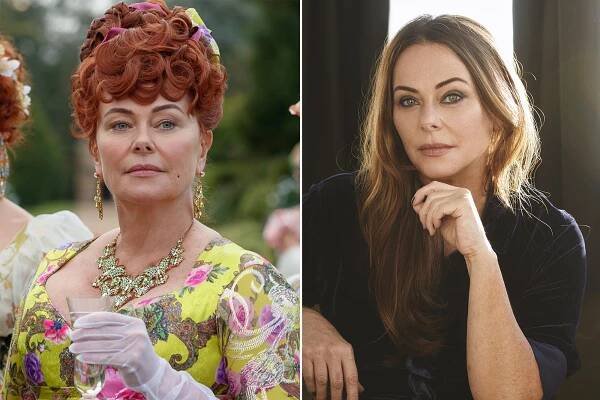 Polly Walker plays Lady Portia Featherington on "Bridgerton."