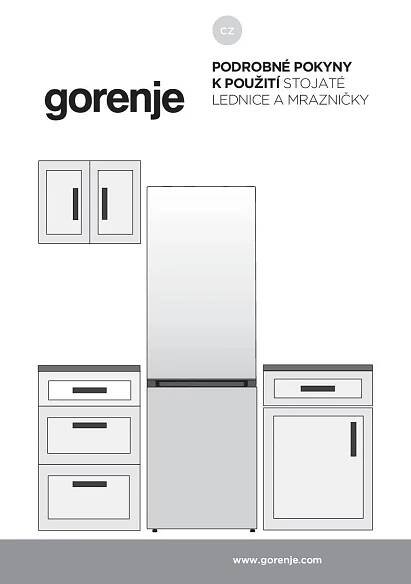 Podrobné pokyny k použití Gorenje NRK418ECW4 - Zbozi.cz