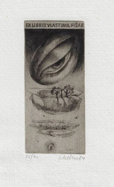 Cheben, Jaroslav – Ex libris Vlastimil Fišar