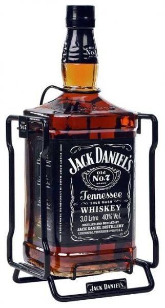 Jack Daniel's 40% 3 l (dárkové balení kolébka)