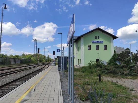 Praha-Zličín (nádraží) – Wikipedie