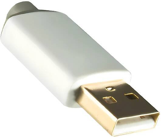 MAG-Kabel - Kábel USB HQ, zástrčka A na micro B, biely, 1 m pozlátený konektor, škatuľa DINIC