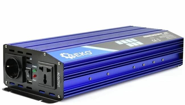 Sinusový měnič napětí 24V/230V 2000/4000W GEKO - TorriaCars