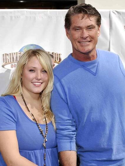 Hayley Hasselhoff, David Hasselhoff at Los Angeles Premiere of EVAN ALMIGHTY, Gibson Amphitheatre at Universal Studios, Los Angeles, CA, June 10, 2007