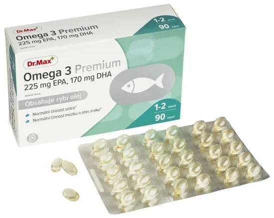 Dr. Max Omega 3 Premium 90 kapslí
