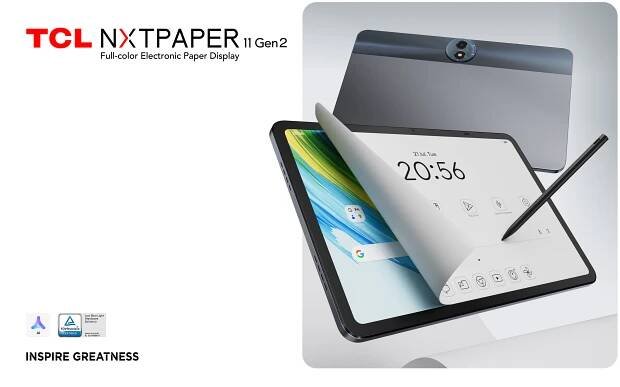 TCL Nxtpaper 11 přichází ve 2. generaci